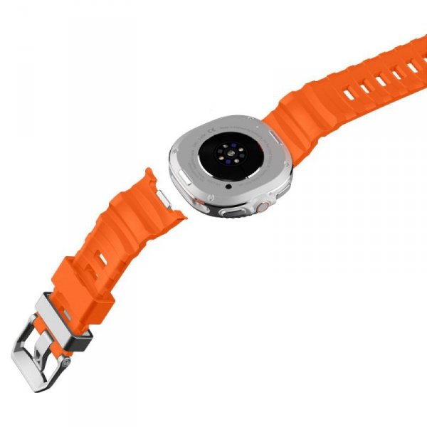Pasek Spigen WBS2 do Samsung Galaxy Watch 8 / Classic (40/44/46mm) – Pomarańczowy