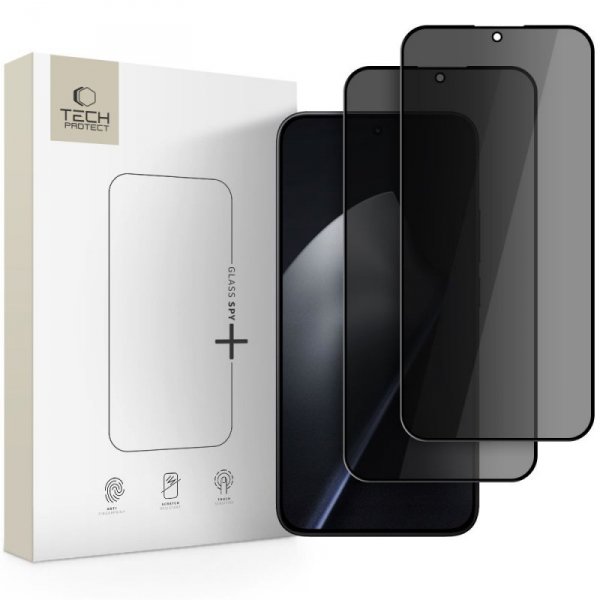 Szkło Prywatyzujące do Xiaomi 15T / 15T Pro Privacy Glass Tech-Protect Spy+ 2-Pack