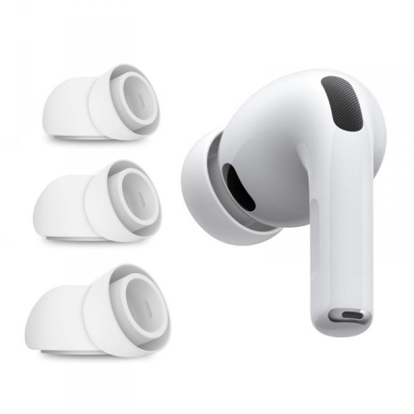 Gumki do Apple AirPods Pro 3 Tech-Protect Ear Tips 3-Pack White