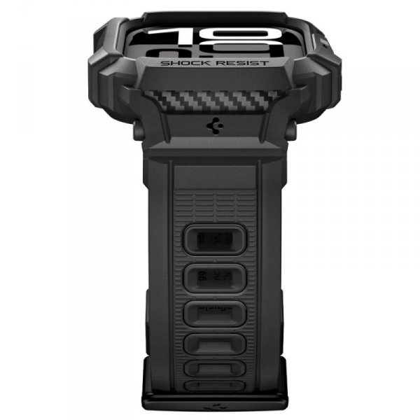 Etui z Paskiem Spigen Rugged Armor Pro V2 do Apple Watch 10/11 (42mm) – Matowy Czarny
