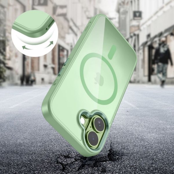 Etui TECH-PROTECT MAGMAT MAGSAFE IPHONE 17 SAGE/CLEAR