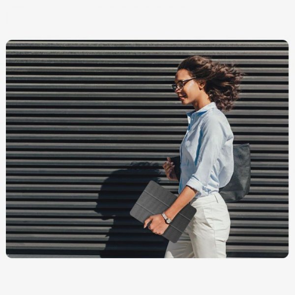 Etui z Miejscem na Rysik do Samsung Galaxy Tab A9 8.7 - Tech-Protect SC Pen Canvas - Szare