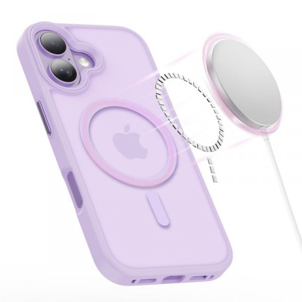 Etui Magnetyczne Tech-Protect MagMat MagSafe do iPhone 17 Matte Lavender (Matowa Lawenda)