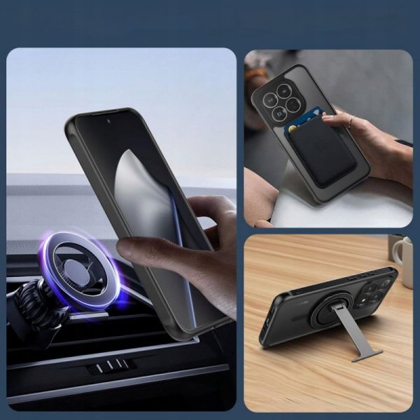 Etui Magnetyczne Tech-Protect MagMat MagSafe do Xiaomi 15T Pro Matte Black