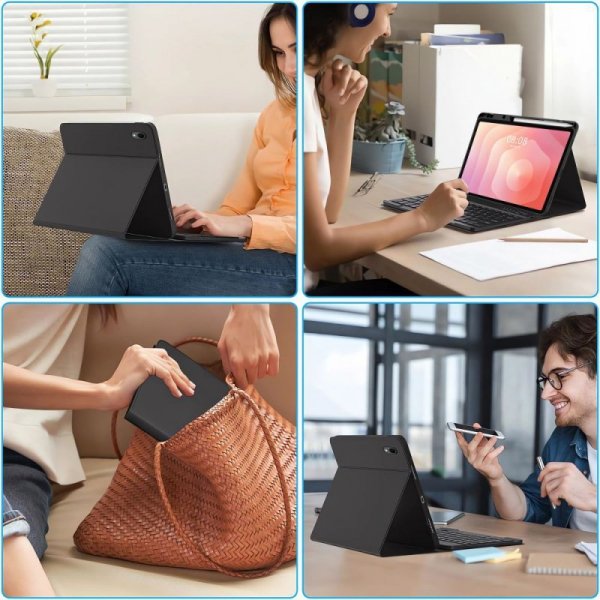 Etui z Klawiaturą Tech-Protect SC Pen do Samsung Galaxy Tab S11 11.0 – Czarne