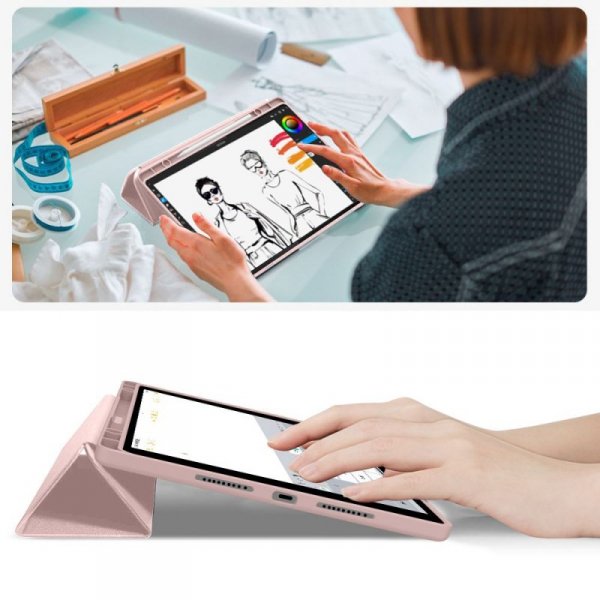 Etui do Lenovo IdeaTab Plus 12.1 TB-361 Case Rysik Różowe Pink
