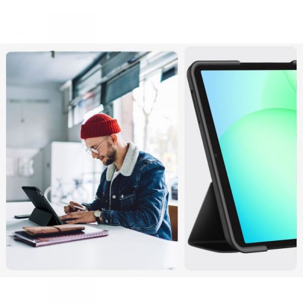 Etui do Samsung Galaxy Tab A9+ / A11+ - Tech-Protect SmartCase - Czarne