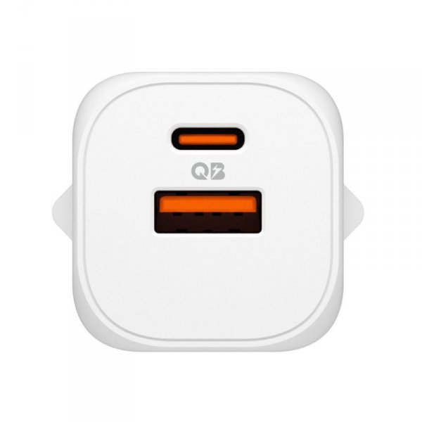 Ładowarka Sieciowa Spigen 35W 2-Porty USB-C + ASB-A Biała