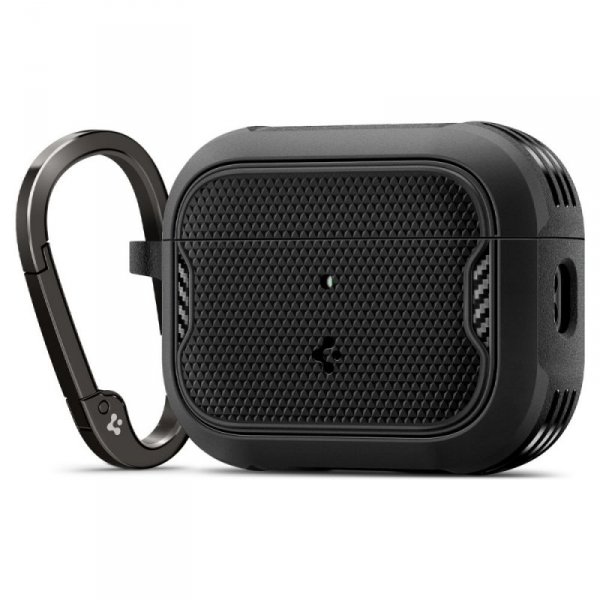 Obudowa Spigen Core Armor AirPods Pro 3: Matowa Czarna, Odporna na Wstrząsy