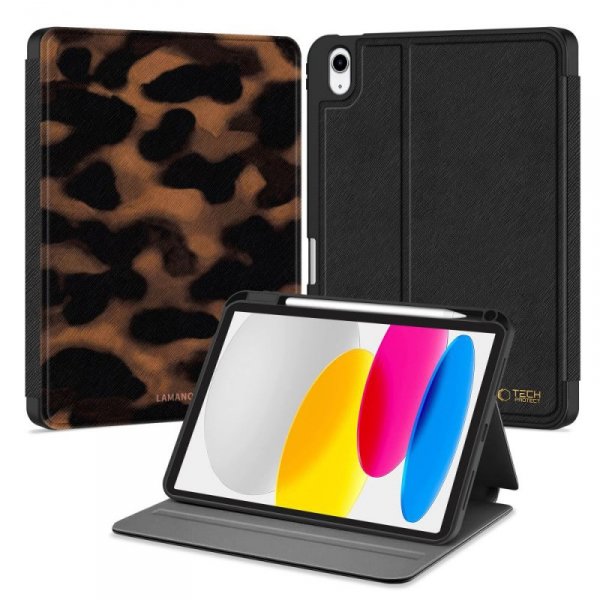 Etui Tech-Protect Lamano do iPad 10.9 (10 Gen) / iPad 11 (2024/2025) – Panther