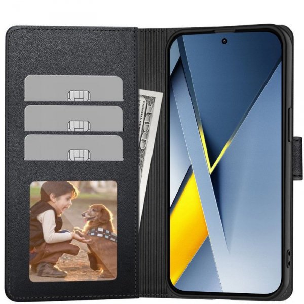 Etui z Klapką Tech-Protect Pokrowiec Portfel Książka Wallet do Xiaomi POCO F8 Ultra Czarny