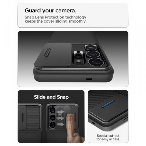 Etui Spigen Optik Armor do Samsung Galaxy S26 Ultra Black (Czarny)