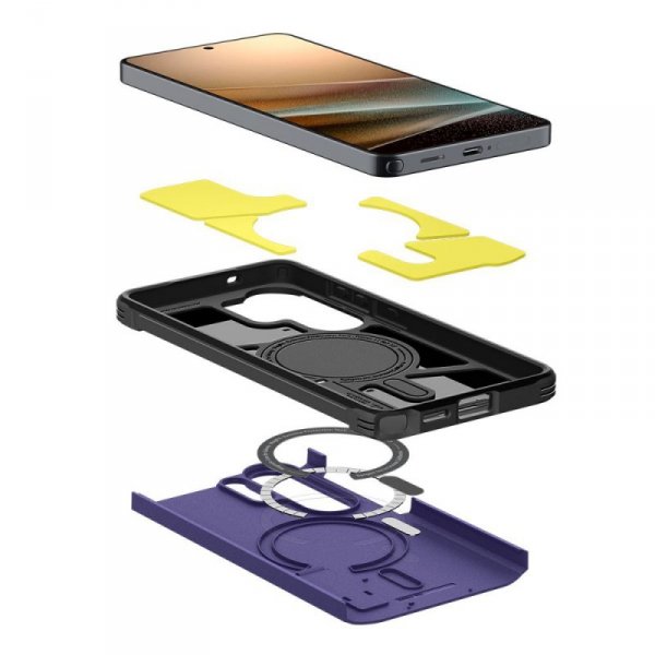 Etui Spigen Tough Armor Mag MagSafe do Samsung Galaxy S26 Ultra Ash Violet (Popielaty Fiolet)