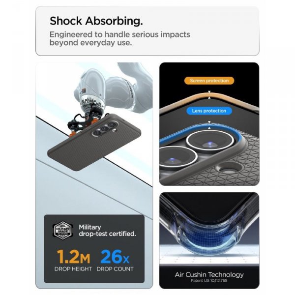 Etui Spigen Liquid Air Mag MagSafe do Samsung Galaxy S26+ Plus Marble Grey (Marmurowy Szary)