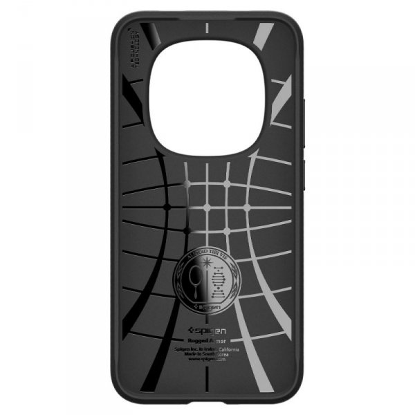 Spigen Rugged Armor do Xiaomi Redmi Note 15 Pro 5G – Pancerne Etui Air Cushion, Matte Black
