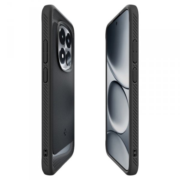 Spigen Rugged Armor do Xiaomi Redmi Note 15 Pro 5G – Pancerne Etui Air Cushion, Matte Black
