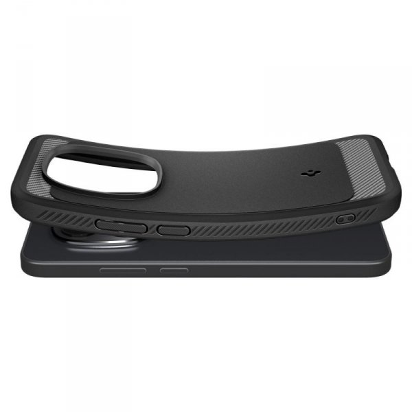 Spigen Rugged Armor do Xiaomi Redmi Note 15 Pro 5G – Pancerne Etui Air Cushion, Matte Black