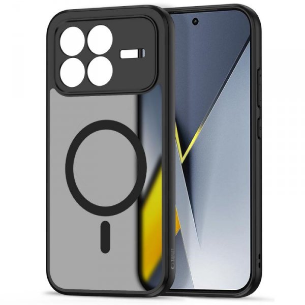 Etui Magnetyczne Tech-Protect MagMat MagSafe do Xiaomi POCO F8 Pro Matte Black