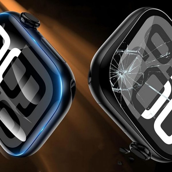 Szkło Hybrydowe Tech-Protect Easy Set Flex+ 3-Pack Apple Watch 10 / 11 46mm Black