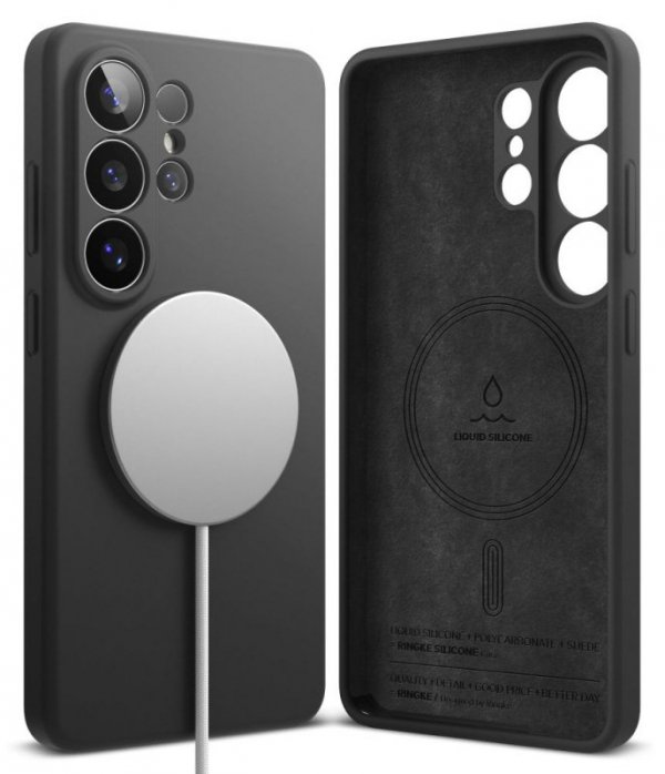 Magnetyczne Etui Samsung Galaxy S26 Ultra Ringke Silicone MagSafe Czarne