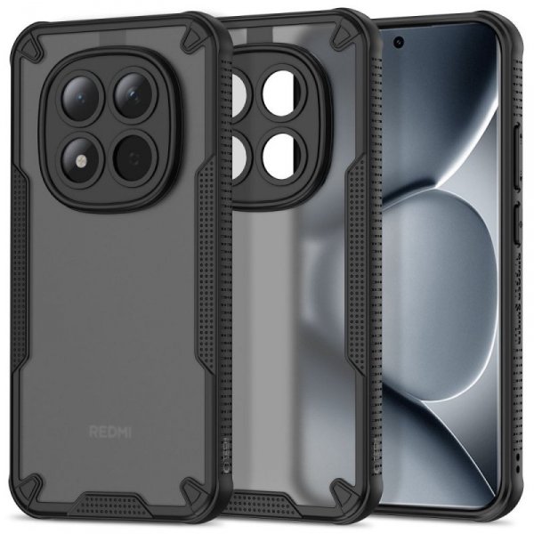 Tech-Protect Rugged Shield Pancerne Etui do Poco M8 Pro / Redmi Note 15 Pro+ 5G Matte Black