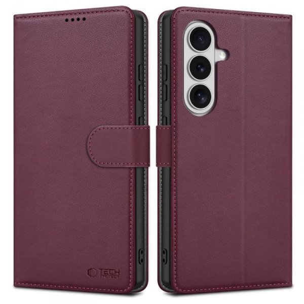 Etui z klapką do Samsung Galaxy S26 Portfel Mulberry Ciemnofioletowe