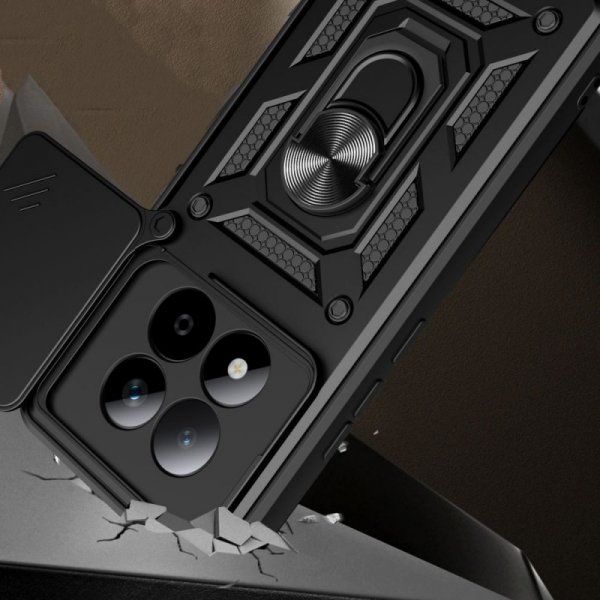 Tech-Protect CamShield Pro Pancerne Etui do Xiaomi Redmi Note 15 Pro 5G Matte Black