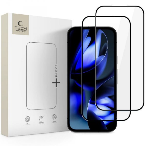 Zestaw 2 szkieł hartowanych Tech-Protect Glass Fit+ do Google Pixel 9a / 10a, Black