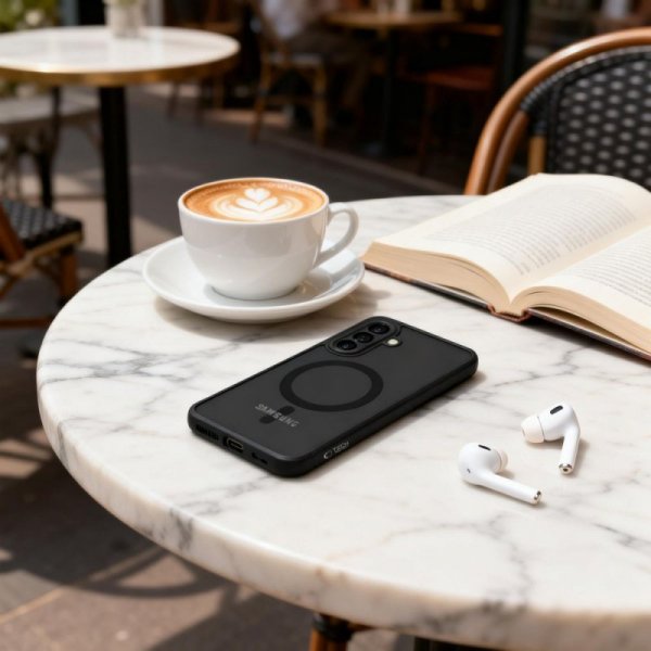 Etui do Samsung Galaxy A57 5G MagSafe – Tech-Protect MagMat – Matte Black