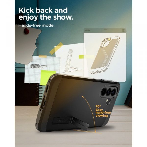 Pancerne Etui Spigen Tough Armor do Samsung Galaxy A37 5G Black