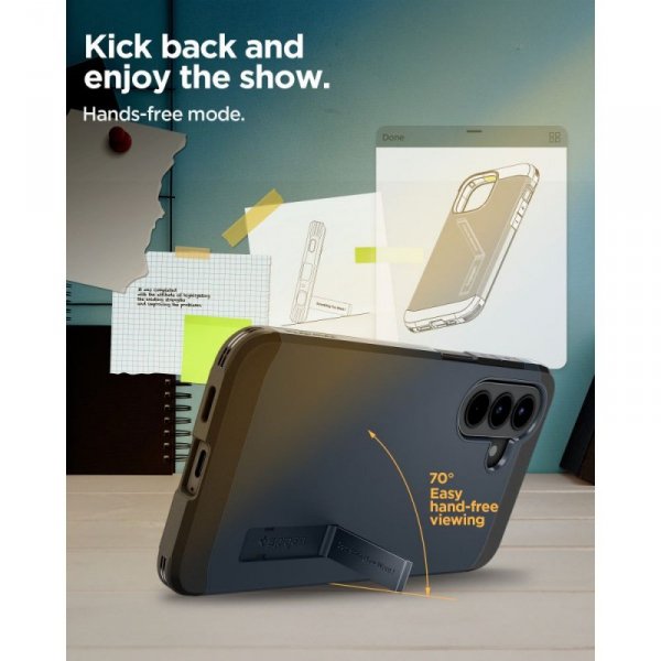 Etui Spigen Tough Armor do Samsung Galaxy A57 5G Metal Slate