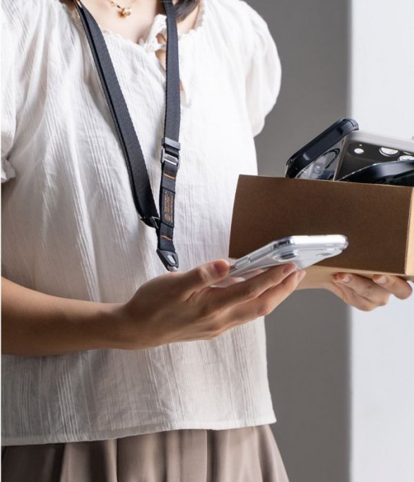 Pasek do Telefonu Ringke Crossbody Smycz Czarna