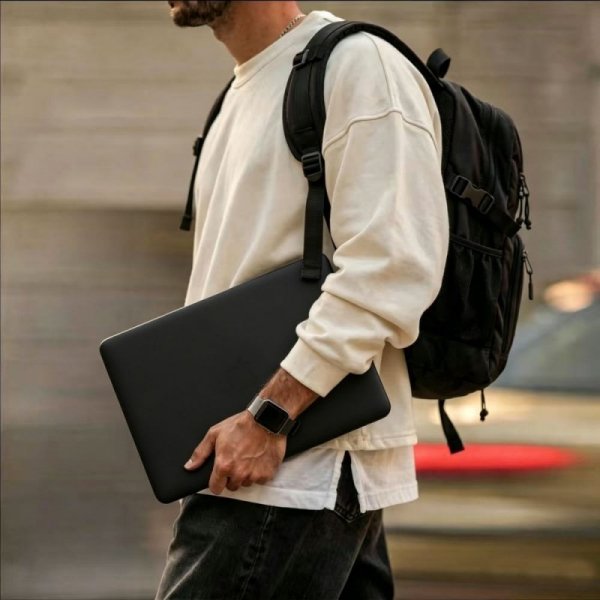 TECH-PROTECT SOFTSHELL MACBOOK PRO 14 M1-M5 PRO / M5 PRO MAX 2021-2026 MATTE BLACK