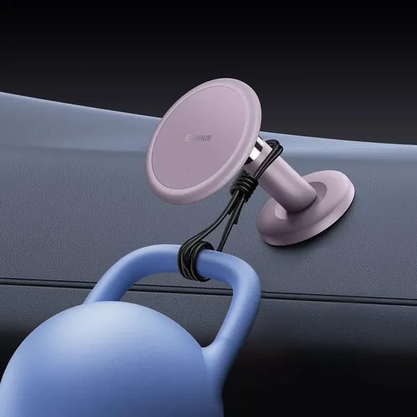 Baseus C01 samochodowy uchwyt magnetyczny na telefon na deskę rozdzielczą fioletowy (SUCC000005)