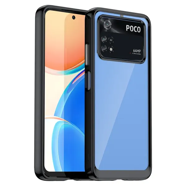 Etui silikonowe Outer Space Case do Xiaomi Poco M4 Pro 5G - czarne