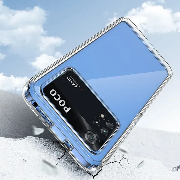 Etui silikonowe Outer Space Case do Xiaomi Poco M4 Pro 5G - czarne