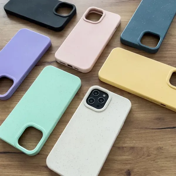 Eco Case etui iPhone 14 Plus silikonowy degradowalny pokrowiec białe