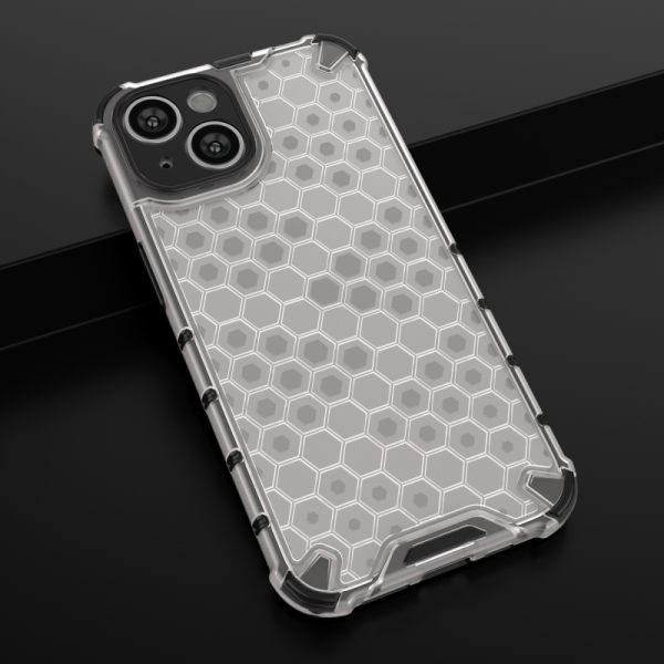 Honeycomb etui iPhone 14 pancerny hybrydowy pokrowiec czarne