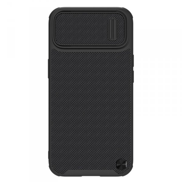 Nillkin Textured S Case etui iPhone 14 pancerny pokrowiec z osłoną na aparat czarny