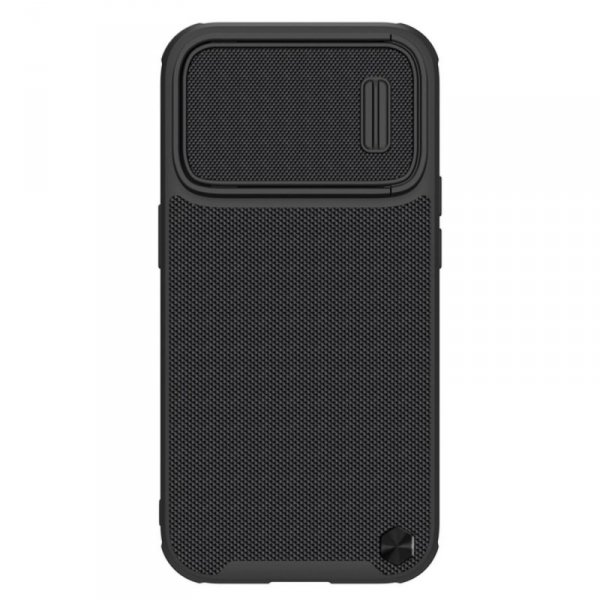 Nillkin Textured S Case etui iPhone 14 Pro Max pokrowiec z osłoną na aparat czarny