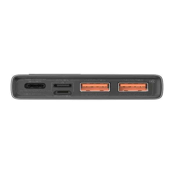 Baseus Adaman Metal powerbank z szybkim ładowaniem 10000mAh 22.5W (Overseas Edition 2021) czarny