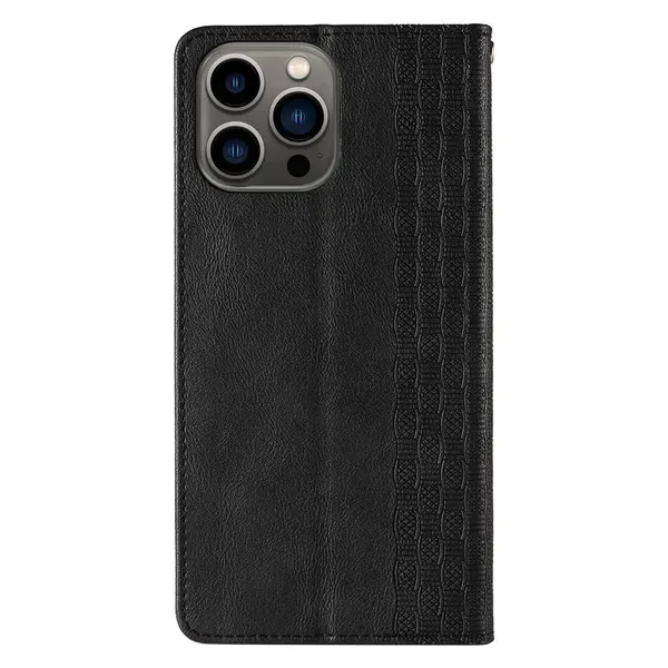 Magnet Strap Case etui Samsung Galaxy S23+ pokrowiec z klapką portfel mini smycz podstawka czarne