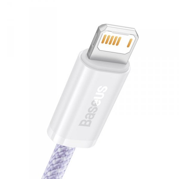 Baseus Dynamic 2 Series kabel USB-A - Lightning 2.4A 480Mb/s 2m fioletowy