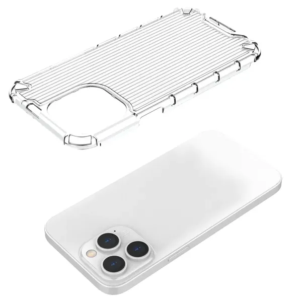 Ombre Protect Case etui do iPhone 13 Pro Max pancerny pokrowiec różowo-niebieskie