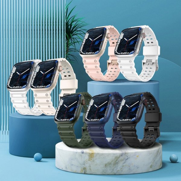 Pasek Strap Triple Protection do Apple Watch 38 / 40 / 41 mm opaska bransoleta - zielony