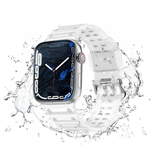 Pasek Strap Triple Protection do Apple Watch 38 / 40 / 41 mm opaska bransoleta - przezroczysty