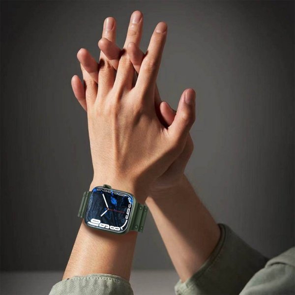 Strap Triple Protection pasek Apple Watch Ultra, SE, 9 ,8, 7, 6, 5, 4, 3, 2, 1 (49, 45, 44, 42 mm) opaska bransoleta czarny