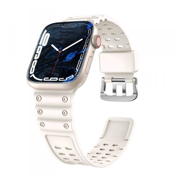 Pasek Strap Triple Protection do Apple Watch 42 / 44 / 45 / 49 mm opaska bransoleta - beżowy