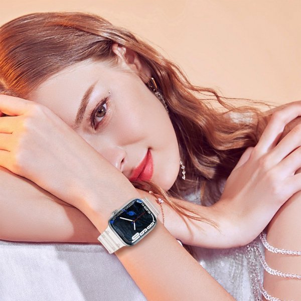 Pasek Strap Triple Protection do Apple Watch 42 / 44 / 45 / 49 mm opaska bransoleta - beżowy