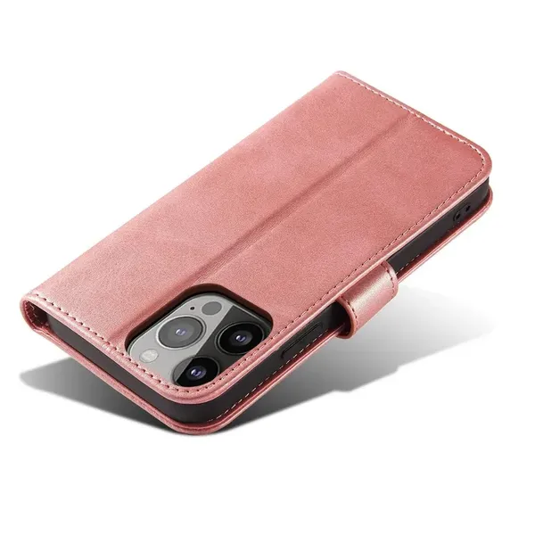 Magnet Case etui do Samsung Galaxy A54 5G pokrowiec z klapką portfel podstawka różowe